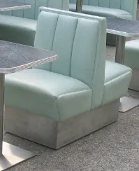 Dinerbank, mint, 2-sitzig, 2-seitig