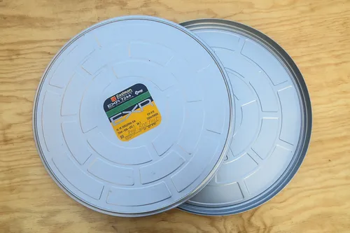 Filmdose, Durchmesser ca. 41,5cm, Metall