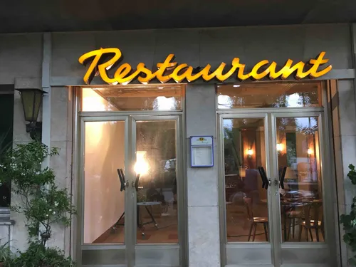 Leuchtschild Restaurant 