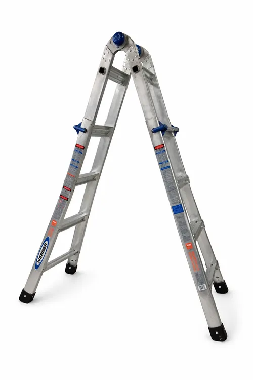 Werner 18 Ft. Reach Height Type IA Aluminum Multi-Position Ladder