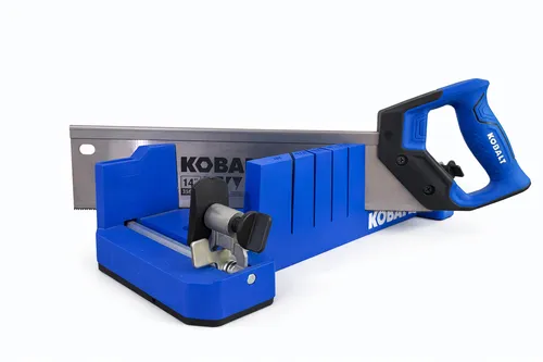 Kobalt Miter Box included 14-in Fine finish cut Back Saw