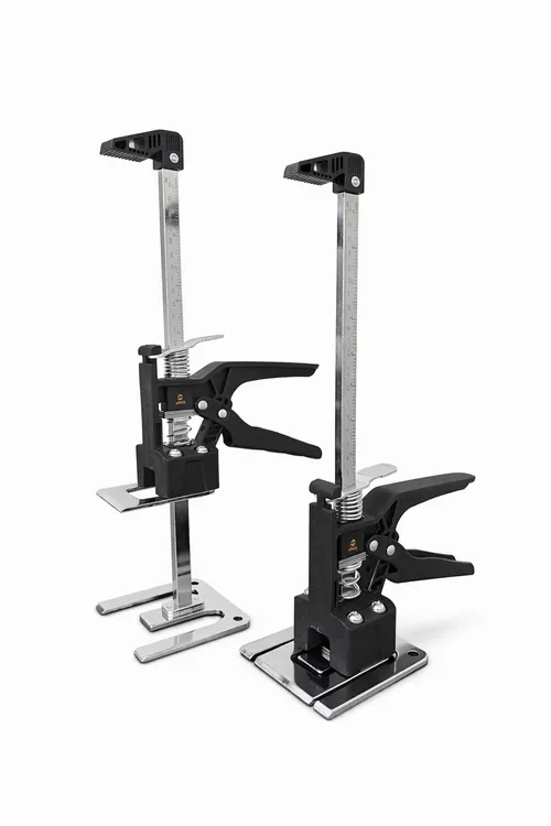  Labor Saving Arm Jack Handle 12 in Furniture Jack Drywall Lift for Wall Tile Locator, Multi Function Height Adjustment 330lbs Capacity