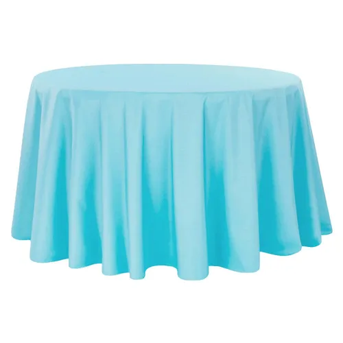 Turquoise Round 120inch TableCover 