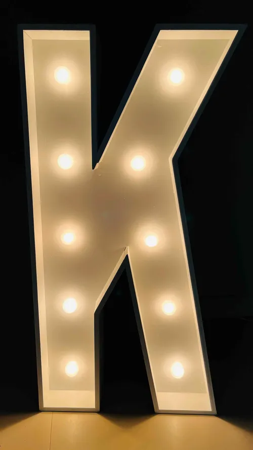 Rent Light-up Marquee Alphabet Party Decoration Letter K