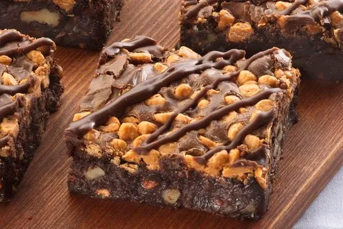 Individually Wrapped Gourmet Brownie - Butterscotch Walnut