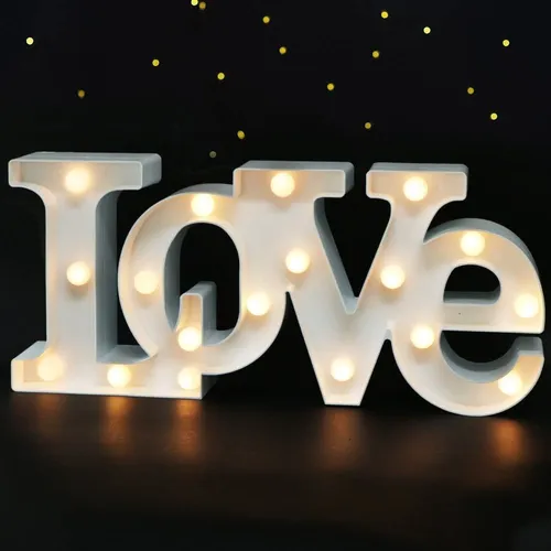 For Rent Table Top LOVE Marquee Letters 
