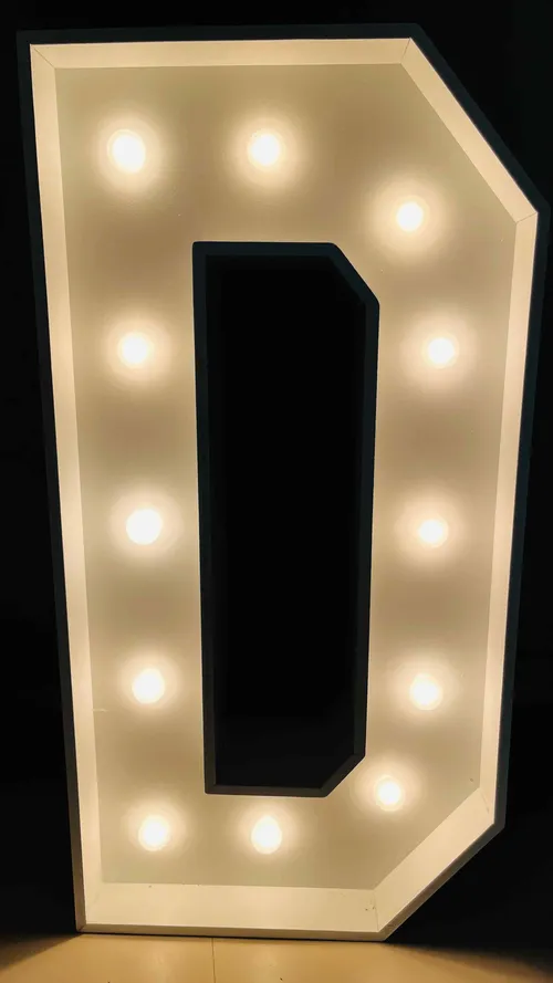Rent Light-up Marquee Alphabet Party Decoration Letter D