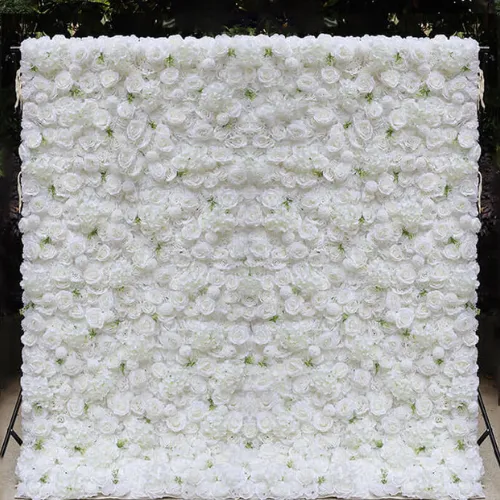 White Flower Wall 8ft x 8ft