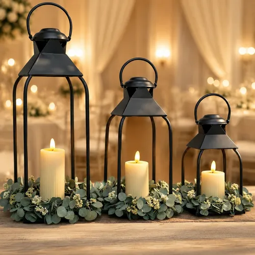 Black Lantern Centerpiece Rentals in Atlanta, GA