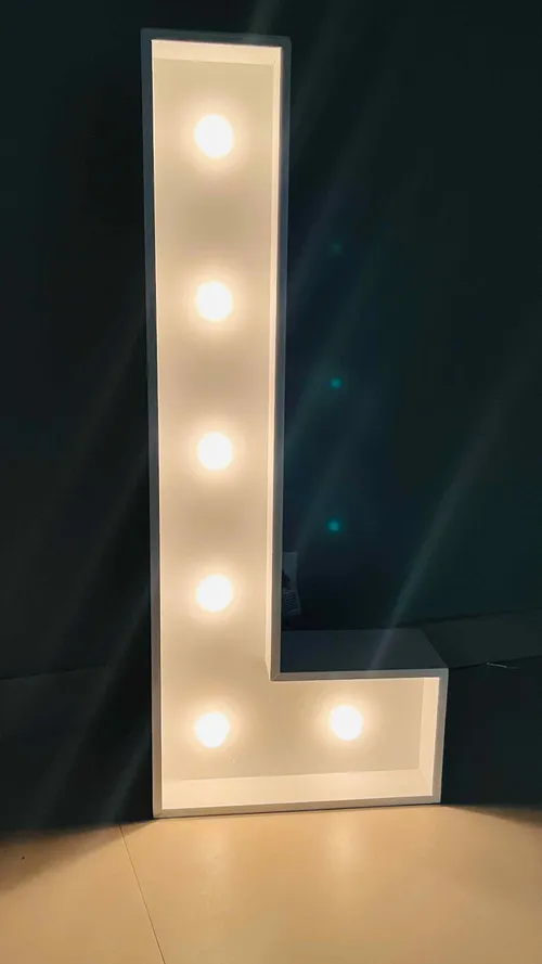 Rental Light-up Marquee Alphabet Party Decoration Letter L