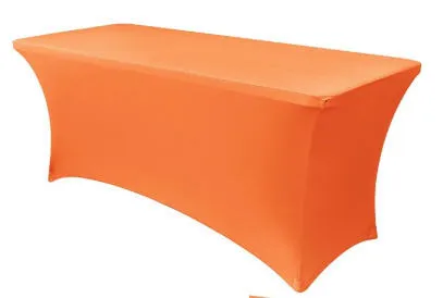 Orange Fitted TableCover for 6ft Tables 