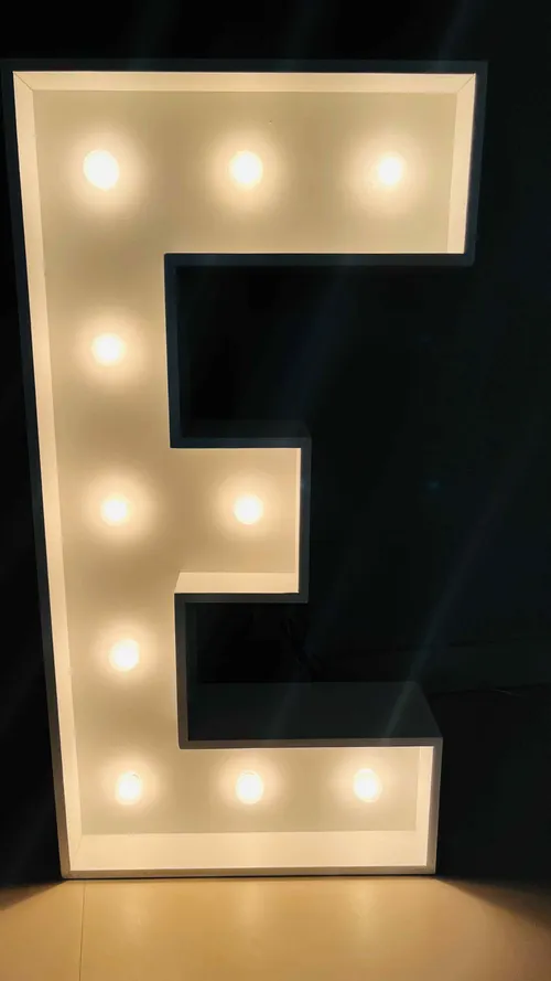 Rent Light-up Marquee Alphabet Party Decoration Letter E