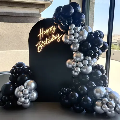 Happy Birthday Balloon Backdrop Bundle 