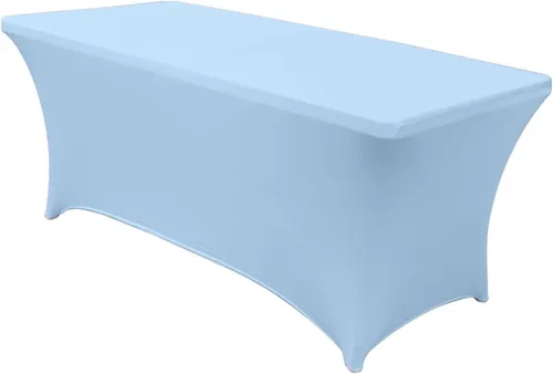 Light Blue Fitted TableCover for 6ft Tables 