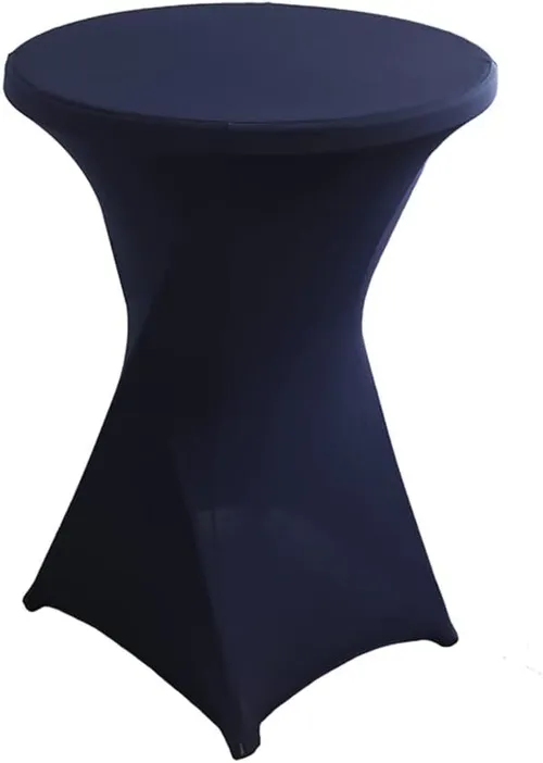 Rental - High Boy Cocktail Fitted Table Cover - Black