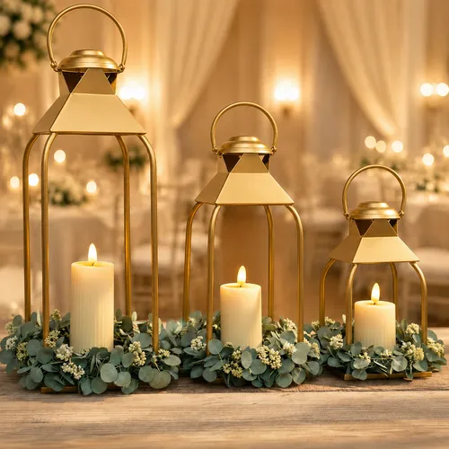 Gold Lantern Centerpiece Rentals in Atlanta, GA