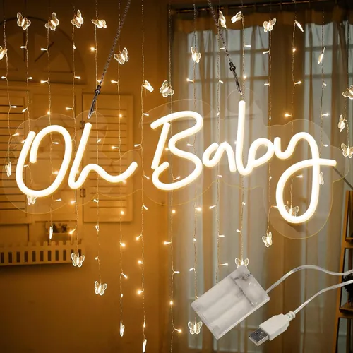 Party Rental - Oh Baby Light Up Sign