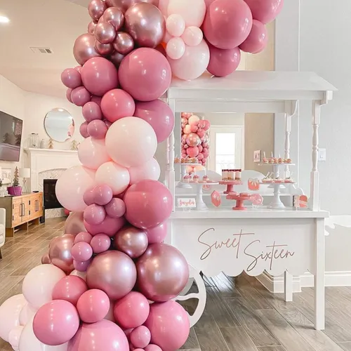 Full Service Sweet Cart -  Desserts Balloon Backdrop Cylinder & Personalization