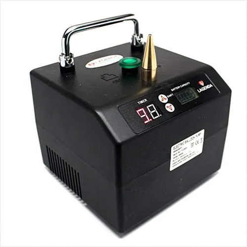 Portable Electric Balloon Inflator Electric Bolloon Blower Pump with Timer Battery for Party Events Decoration