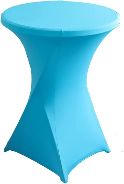 Rental - High Boy Cocktail Fitted Table Cover - Turquoise 