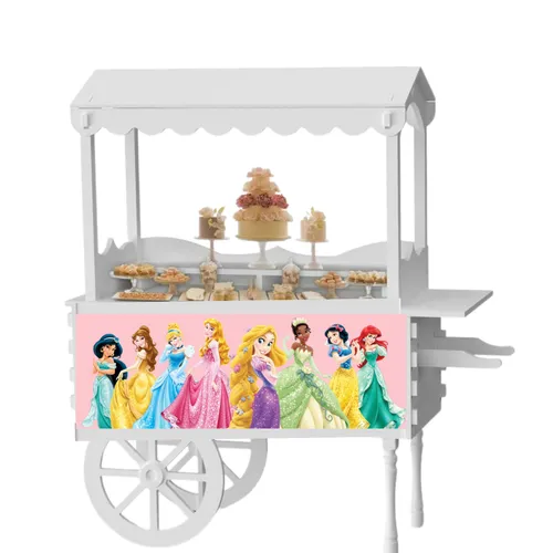 Princess Themed Whimsical Party and Event Dessert Candy Vintage Cart Rental