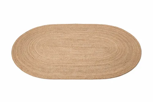 For Rent Oval Backdrop Wooven Rug 4x6