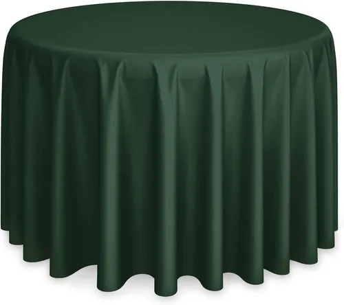 Dark Green  Round 120inch Table Cover