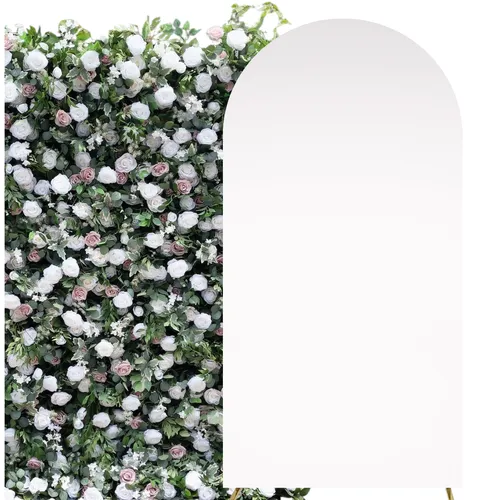 Party Rental - Flower Wall Combo with White Arch 