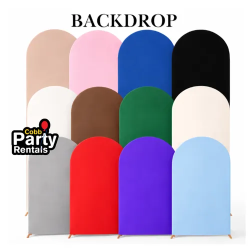 Color Selection - Rent 7ft  rch Backdrop Rental |Fabric Wedding & Event Arch Backdrops in Marietta Atlanta 