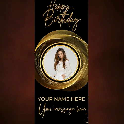 Large Custom Add Your Photo Poster 24 x 72inches Style 10093