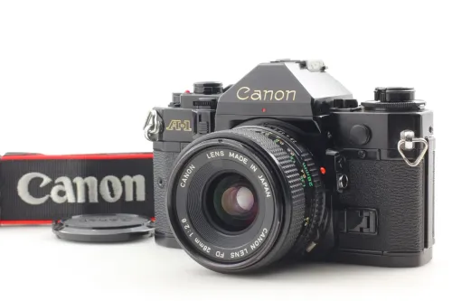 Canon A-1  w/ FD 28mm f/2.8 Lens