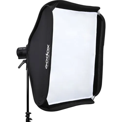 Godox S2 Speedlite Bracket with Softbox, Grid & Carrying Bag Kit (31.5 x 31.5