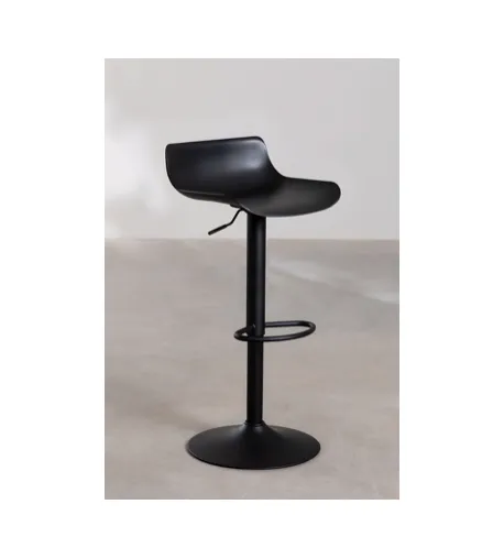 Banco alto preto ajustável