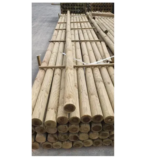 Barrotes redondos madeira