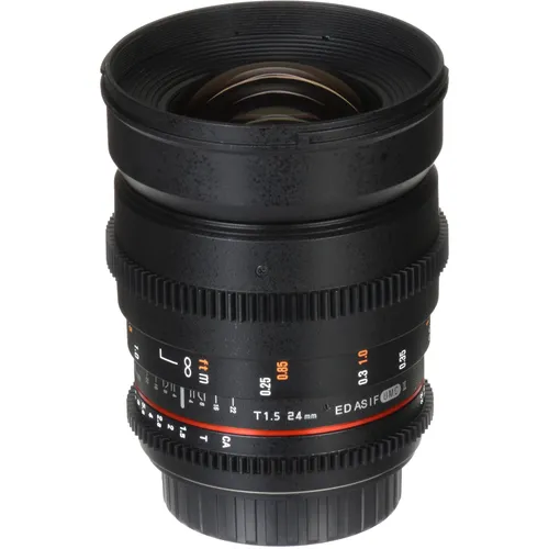 Rokinon 24mm T1.5 Cine Lens For Canon EF