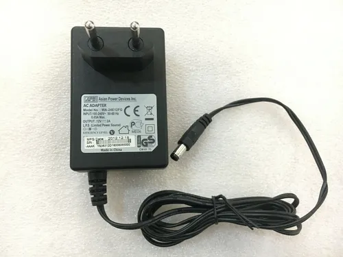 APD AC/DC Adapter Cable (In. 100-240V, 0.65 A/ Out. 12V, 2A)
