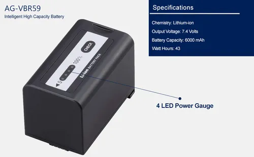 Panasonic AG-VBR59 Battery