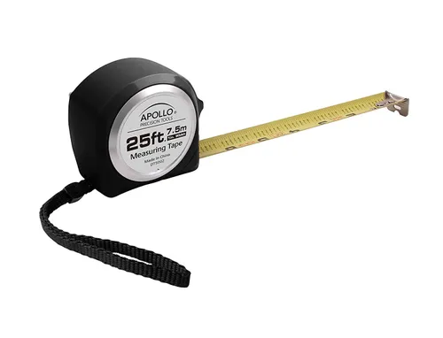 25' retractable measuring tape