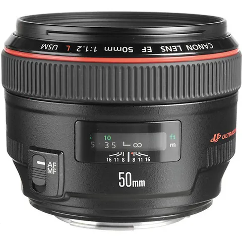Canon 50mm 1.2 Prime Lens
