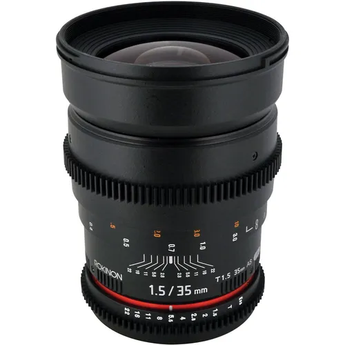Rokinon 35mm T1.5 Cine AS UMC Lens for Canon EF Mount