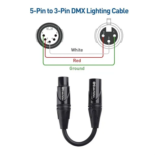 DMX 3 TO 5 PIN