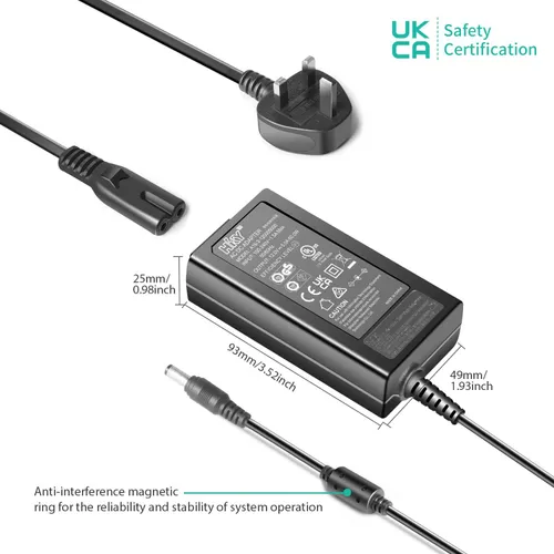 Shenzen AC/DC Adapter Cable (In. 100-240V, 1.5A/Out. 12V, 3000mA)