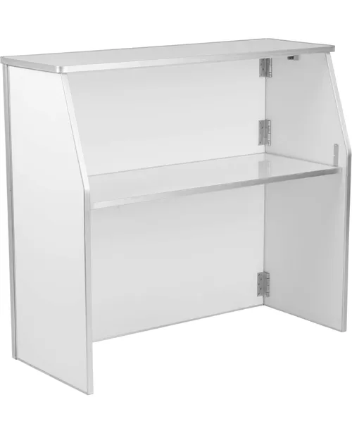 Silver Portable Folding Bar Table (47.75