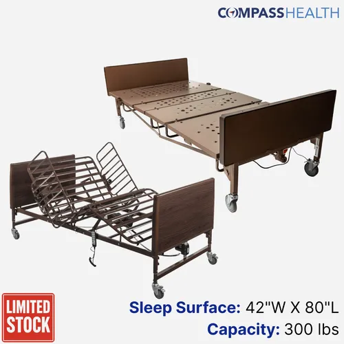 Bariatric Homecare Bed Package, 500+ lb Capacity 