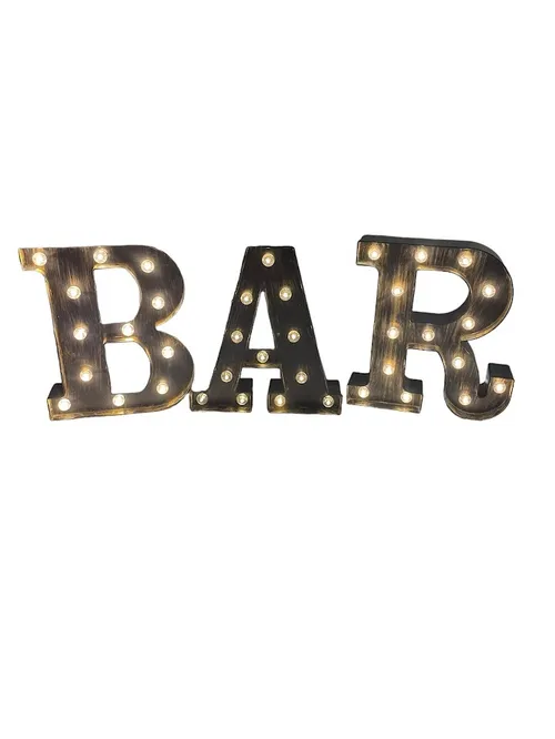 Letters- Bar Sign