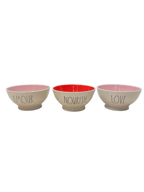 Valetine Trio Bowl Set