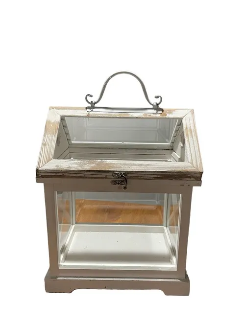 Card Holder- White Glass 