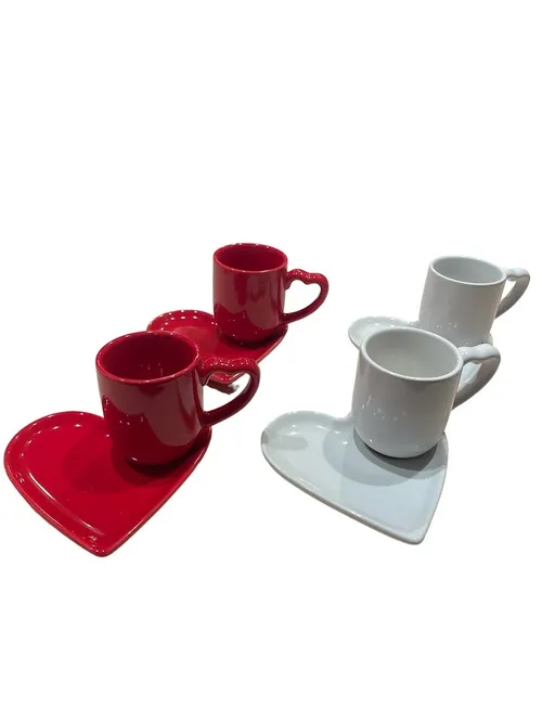 Tea for Two x 2- Red and White