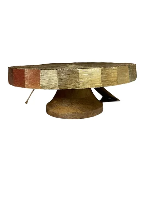 Wooden Gold Cake stands