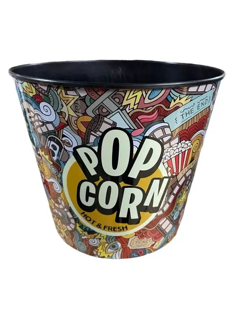 Popcorn Tins- Plastic Large